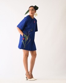 Botanica Rb Pg Aline Appliqué Dress
