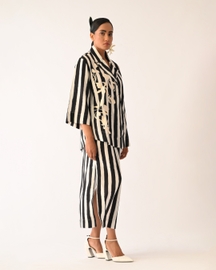 Revolt B&w Midi Skirt