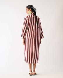 Revolt Bric Wrap Appliqué Dress