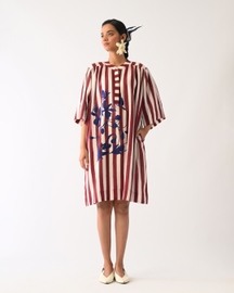 Revolt Bric Beach Appliqué Dress