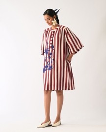 Revolt Bric Beach Appliqué Dress