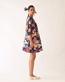 Liberty Rb Bubble Sleeve Aline Short Dress
