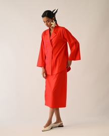 Mono Crimson Psyflora Appliqué Set