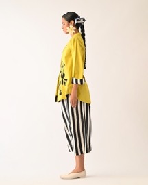 Mono Citrus Appliqué Jacket Top