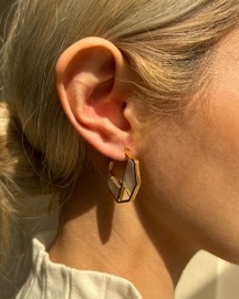 One Of A Hex Hoops