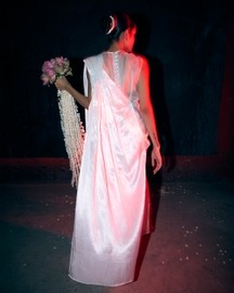 Organza Midi Saree Dress