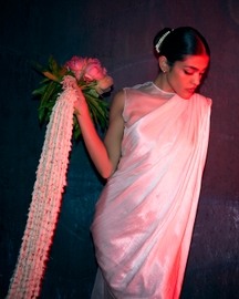 Organza Midi Saree Dress