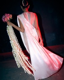 Organza Midi Saree Dress