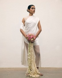 Organza Midi Saree Dress