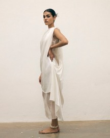 Organza Midi Saree Dress