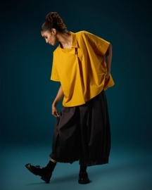Gather Elastic Hem Pants
