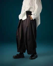 Front Pleat Cuff Pants