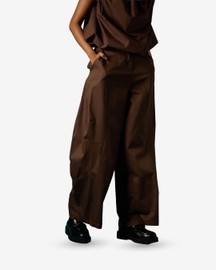 Side Pleat Panel Pants