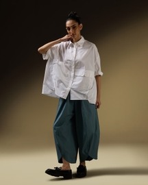 Rounded Cowl Leg Pants
