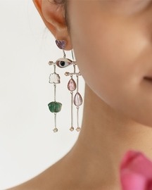 Pichwai Lotus Earrings