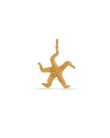 Starfish Gold Textured Charm
