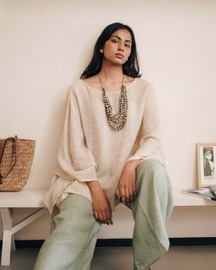 Flowy Linen Kaftan