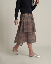 Second Thought Midi Skirt Grey