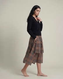Second Thought Midi Skirt Grey