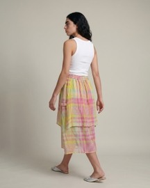 Second Thought Midi Skirt Yellow