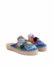 Fiji Espadrilles Haut Fabric Lined Platform