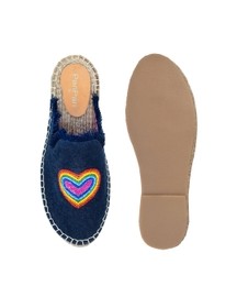 Heartbeat Espadrilles Dark Denim Flat