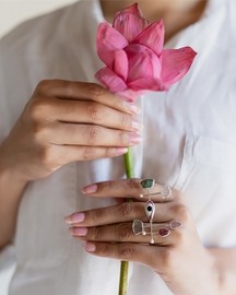 Pichwai Lotus Ring