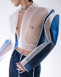 Contrast Rubber Jacket