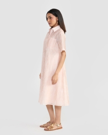 Delilah Sheer Shirt Dress