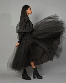 Wolf Wing Tulle Dress