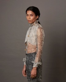 Multi Face Sheer Shirt