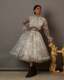 Multi Face Sheer Shirt