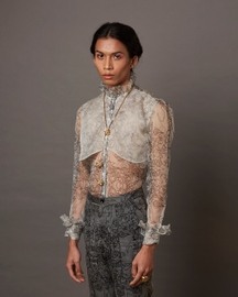 Multi Face Sheer Shirt