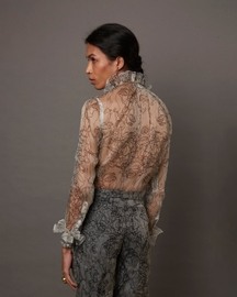 Multi Face Sheer Shirt