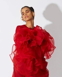 Bottlebrush Organza Dress