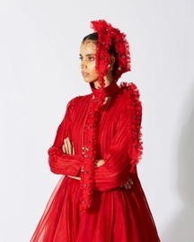 Bottlebrush Organza Dress