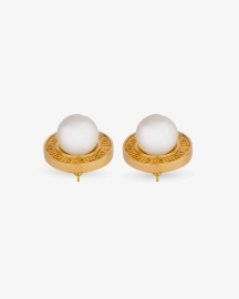 QED Pearl Earrings in Gold