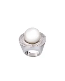QED Pearl Ring in Silver