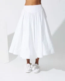 Slip Skirt in White