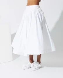 Slip Skirt in White