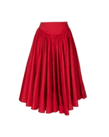 Slip Skirt in Red