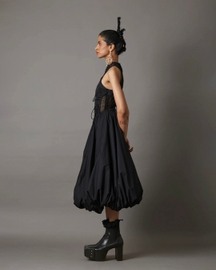 Billow Dress in Black