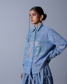 Sad Boyfriend Hand Embroidered Shirt