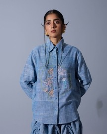 Sad Boyfriend Hand Embroidered Shirt