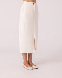 Roxanne Handwoven Denim Skirt
