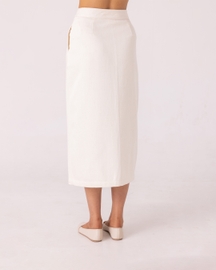 Roxanne Handwoven Denim Skirt