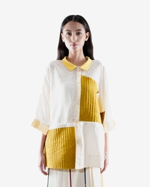 Deconstructed Crop Cha Shirt