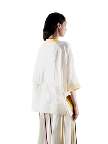 Deconstructed Crop Cha Shirt