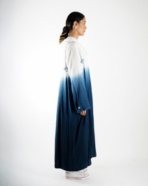 Pleated Cowl Dress