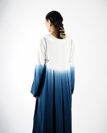 Pleated Cowl Dress